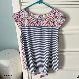 Matilda Jane Floral and Striped Women's Top size S